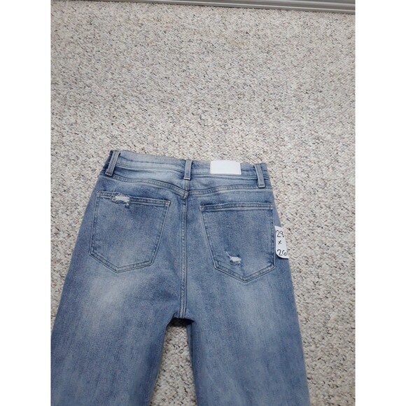 28 Pistola High-Rise Crop 90's Distressed Step Hem Skinny Slim - Picture 4 of 6